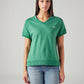 Women's Solid Relaxed Fit T-Shirt - Front View