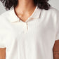 Women's Textured Relaxed Fit T-Shirt - 20 View