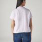Women's Gingham Relaxed Fit Polo T-Shirt - 20 View