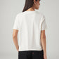 Women's Embroidered Regular Fit Top - Back View