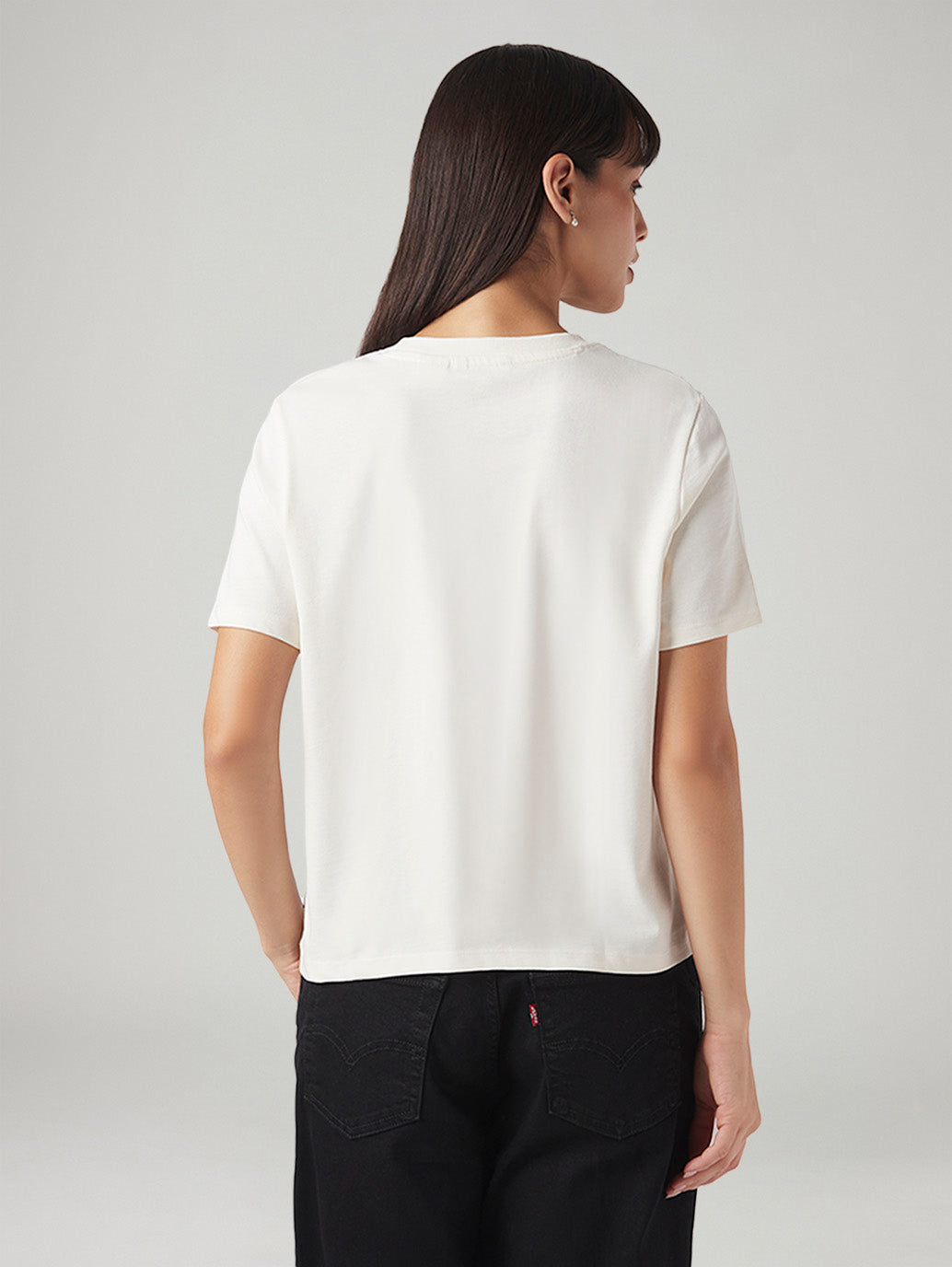 Women's Embroidered Regular Fit Top - Back View