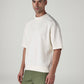 Men's Knitted Boxy Fit T-Shirt - Side View