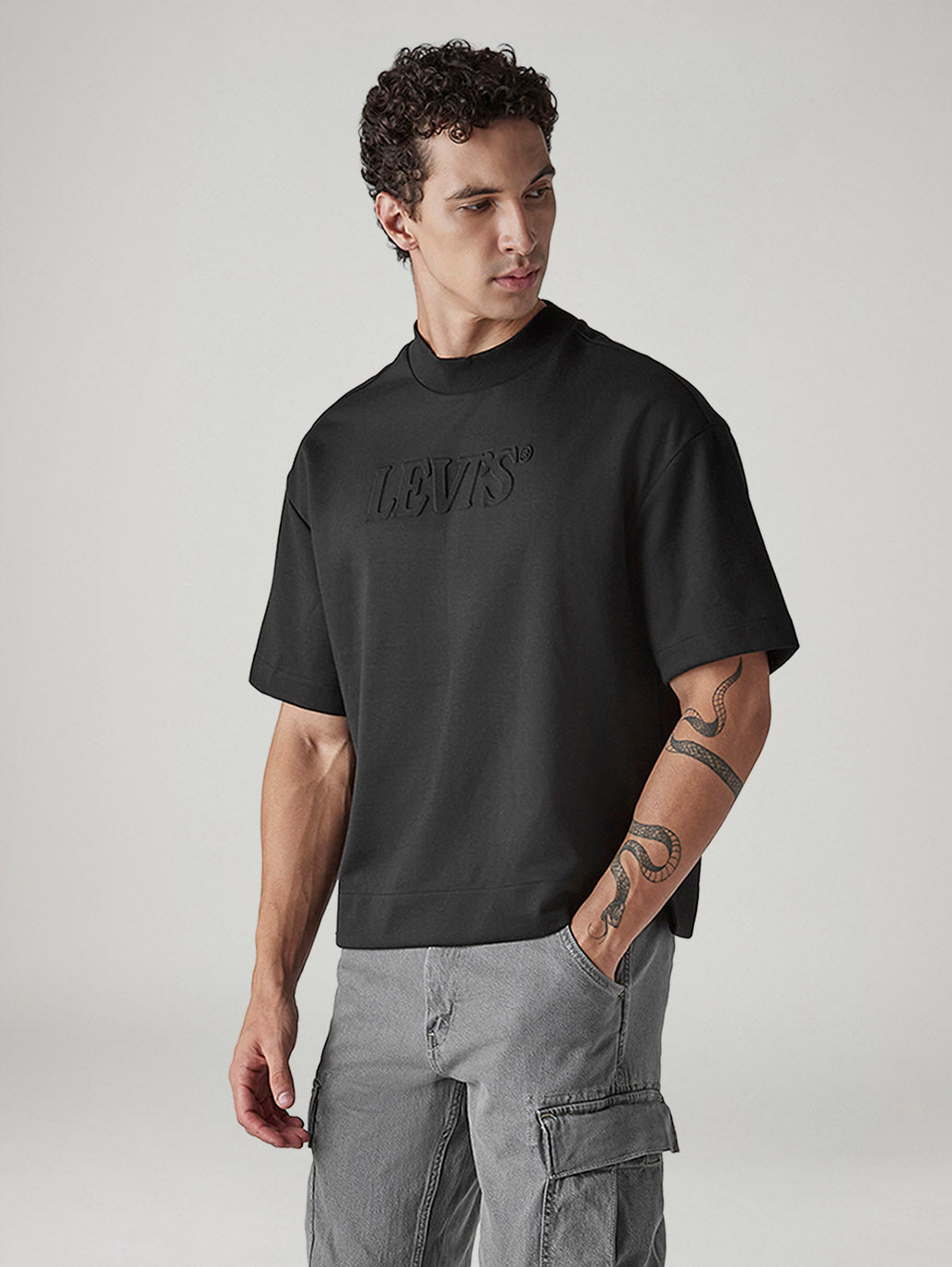 Men's Logo Boxy Fit T-Shirt