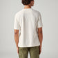 Men's Textured Regular Fit Textured T-Shirt - Back View