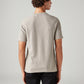 Men's Textured Regular Fit Textured T-Shirt - Back View