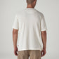 Men's Solid Regular Fit Waffle T-Shirt - Back View