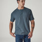Men's Solid Regular Fit Waffle T-Shirt - Styleshot View