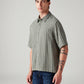 Men's Striped Boxy Fit Shirt - Side View
