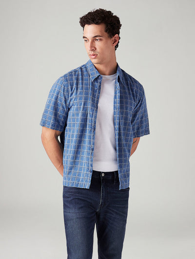 Men's Checkered Boxy Fit Shirt-image-44