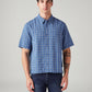 Men's Checkered Boxy Fit Shirt - Front View