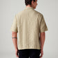 Men's Checkered Boxy Fit Shirt - Back View