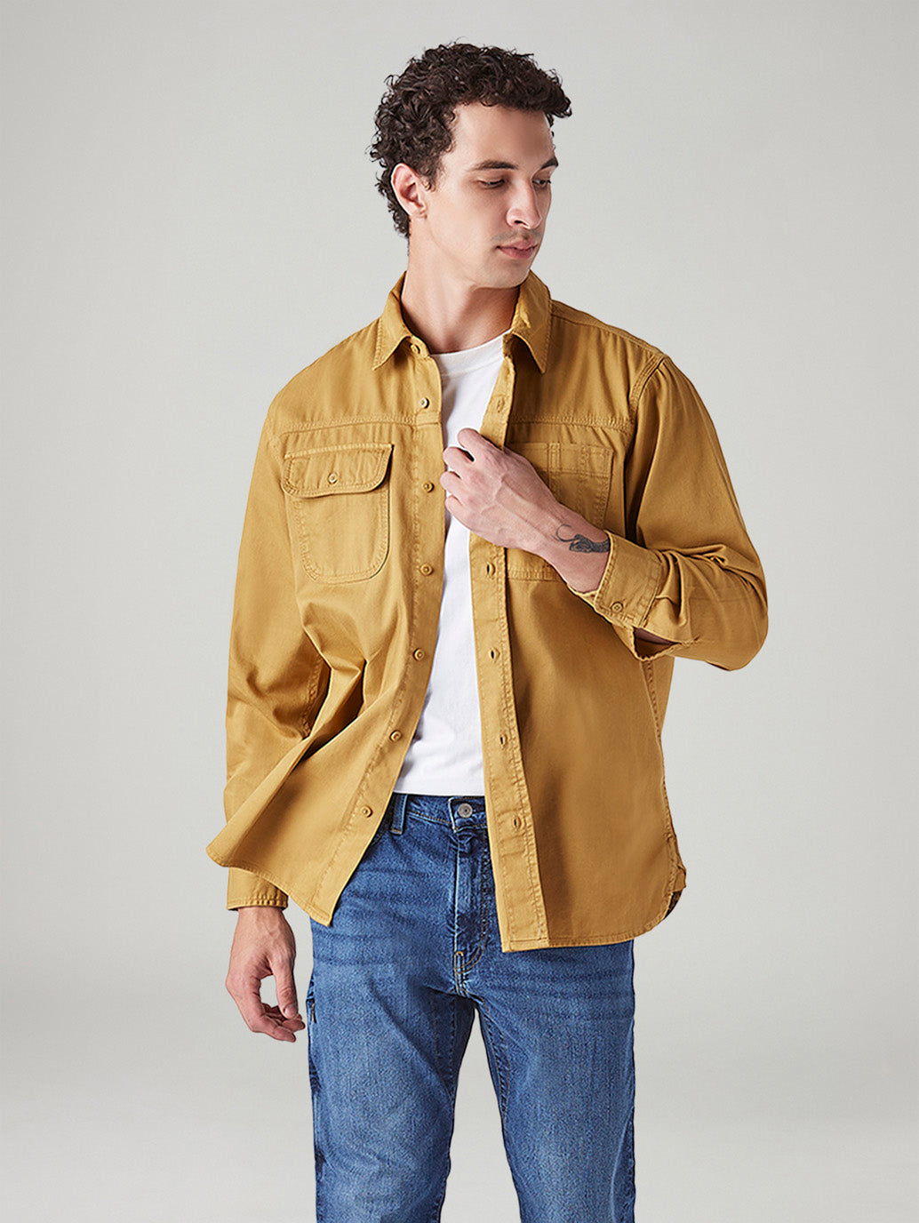 Men's Solid Relaxed Fit Commuter Shirt