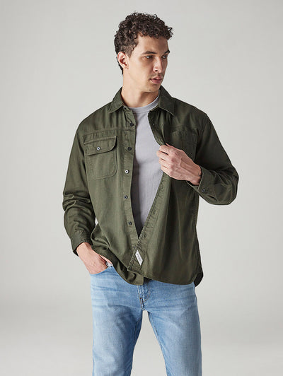 levi's Men's Solid Relaxed Fit Overdyed Shirt-picture-38