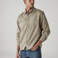 Men's Solid Relaxed Fit Shirt - Side View