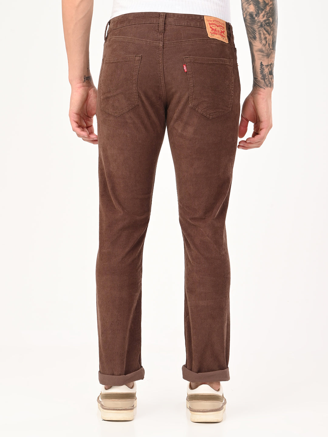 Men's 511 Slim Fit Mid Rise Chinos - bac View