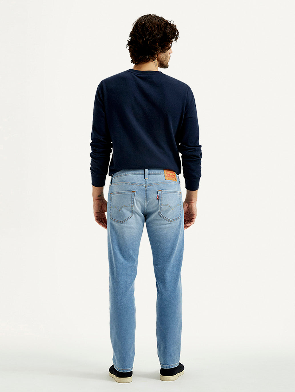 Men's 527 Med Indigo Bootcut Fit Mid Rise Jeans - Back View