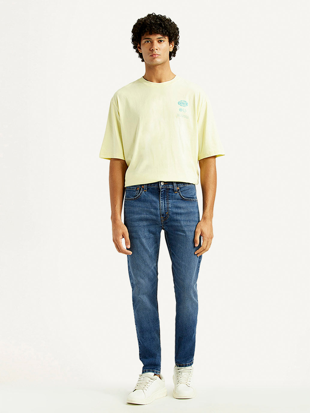 Men's 527 Mid Indigo Bootcut Fit Mid Rise Jeans - Front View