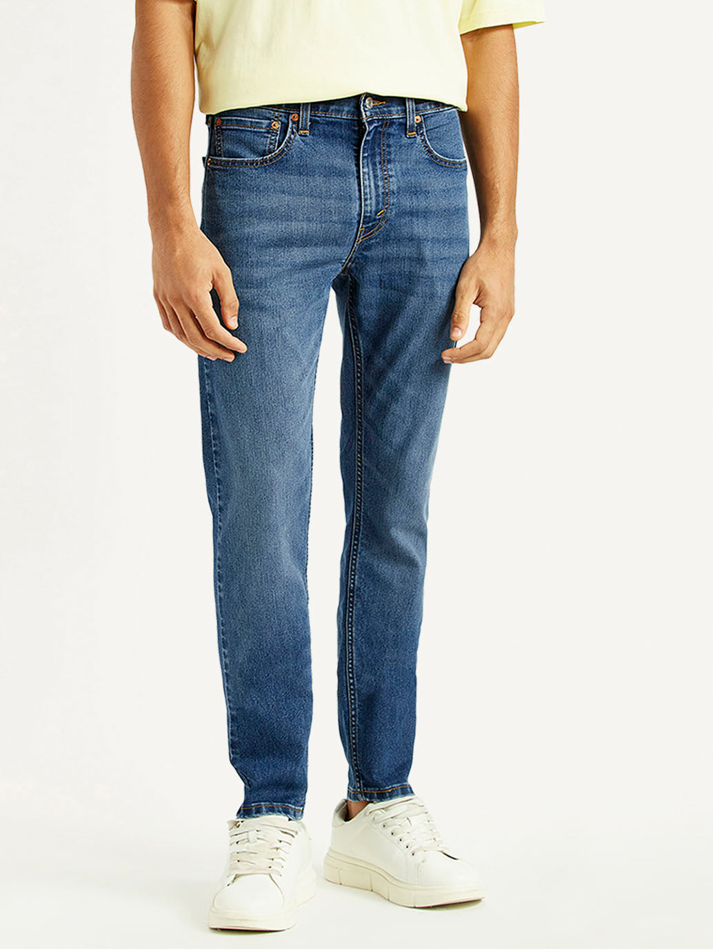 Men's 527 Mid Indigo Bootcut Fit Mid Rise Jeans - Front View