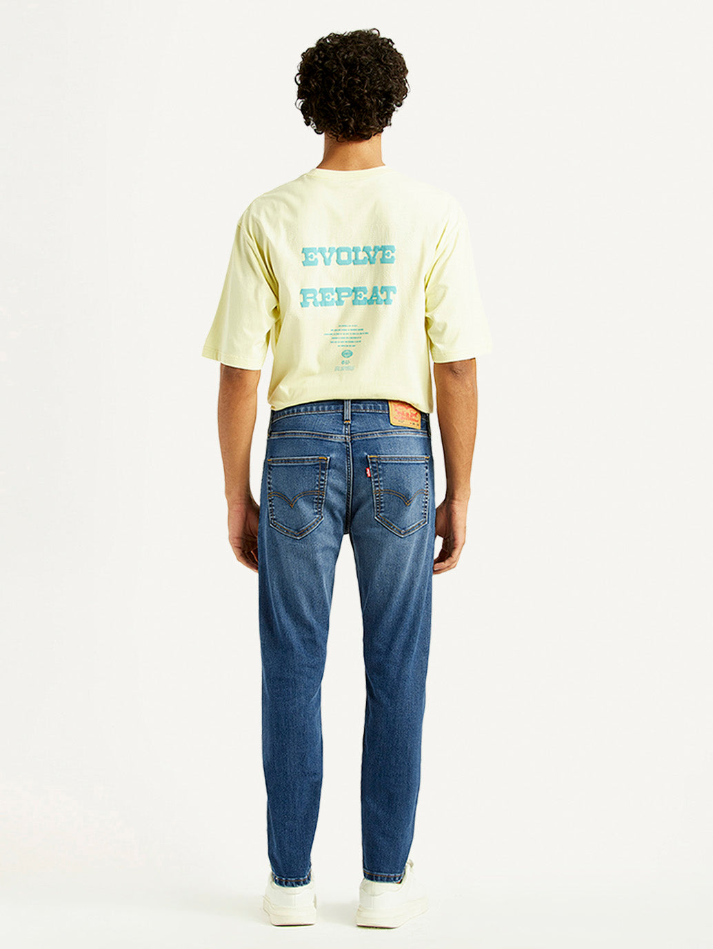 Men's 527 Mid Indigo Bootcut Fit Mid Rise Jeans - Back View