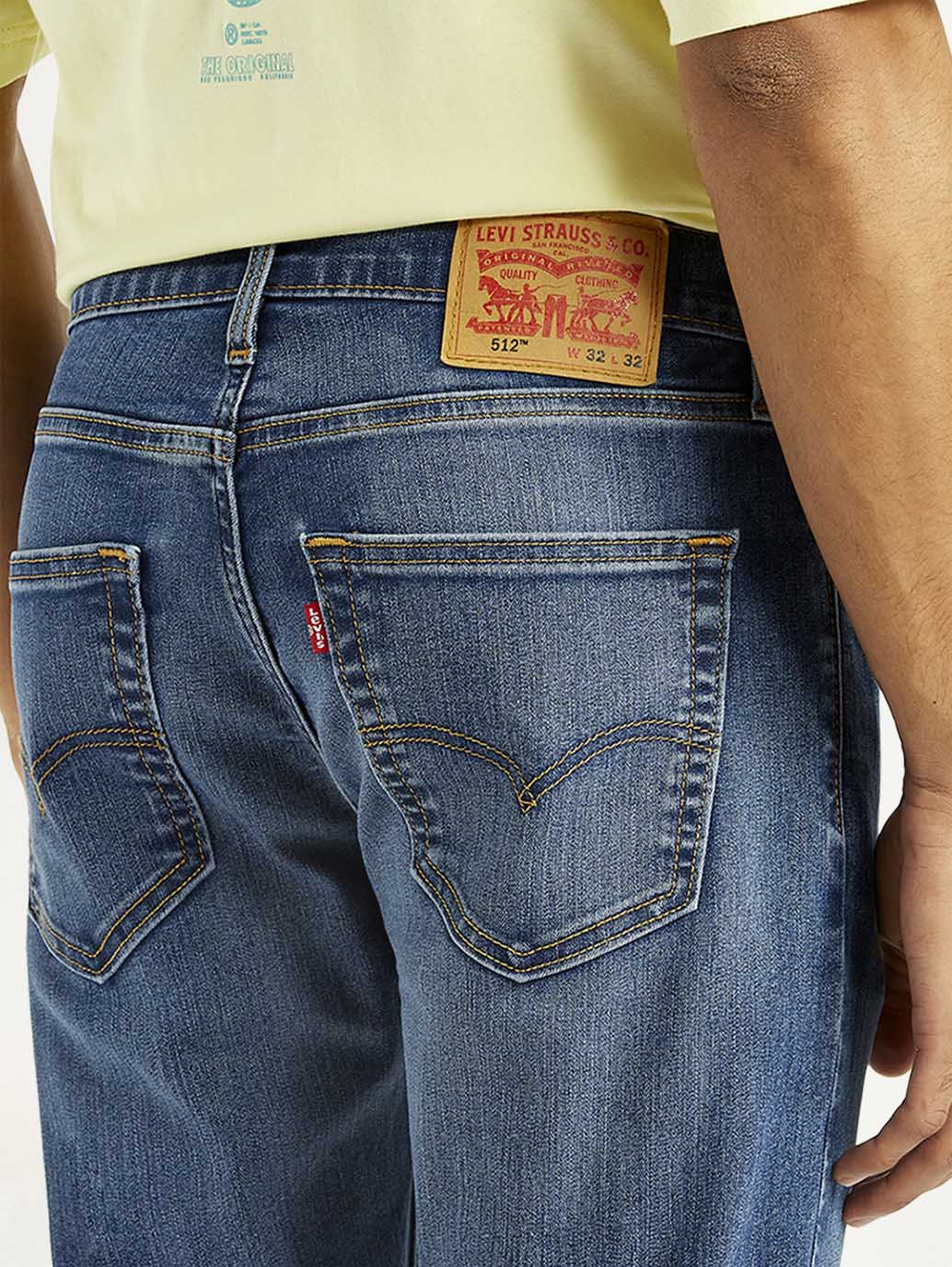 Men's 527 Mid Indigo Bootcut Fit Mid Rise Jeans - Detail View