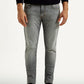 Men's 527 Light Grey Bootcut Fit Mid Rise Jeans - Front View