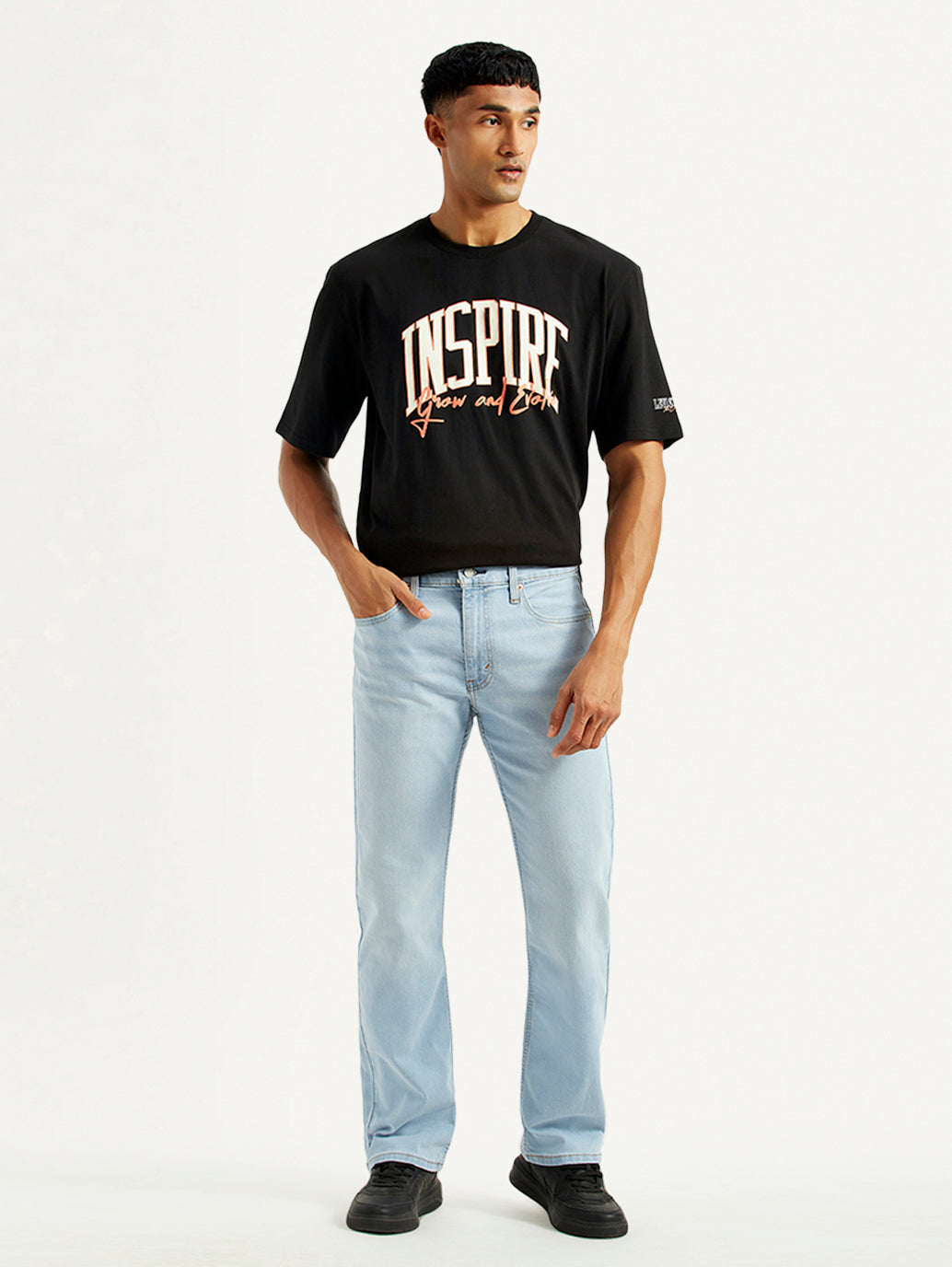 Men's 527 Light Indigo Bootcut Fit Mid Rise Jeans