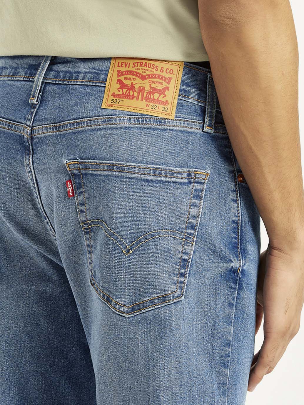 Men's 527 Med Indigo Bootcut Fit Mid Rise Jeans – Levis India Store