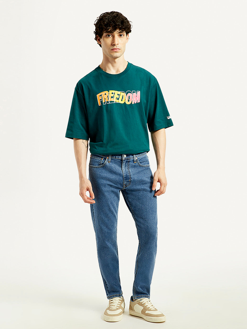 Men's 527 Mid Indigo Bootcut Fit Mid Rise Jeans - Front View