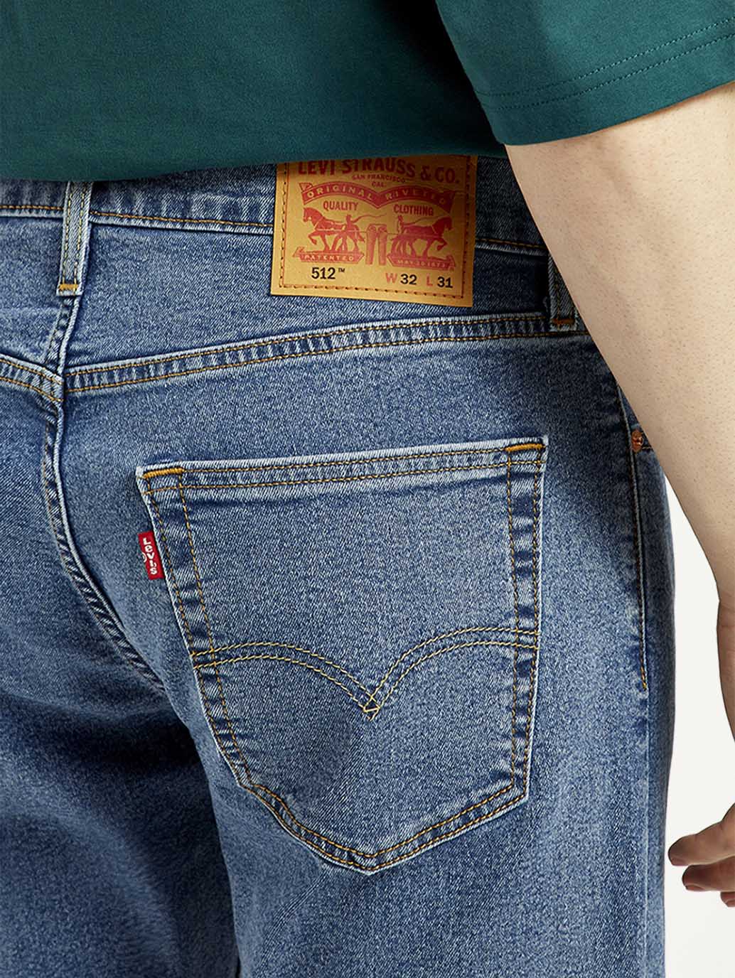 Men's 527 Mid Indigo Bootcut Fit Mid Rise Jeans - Detail View