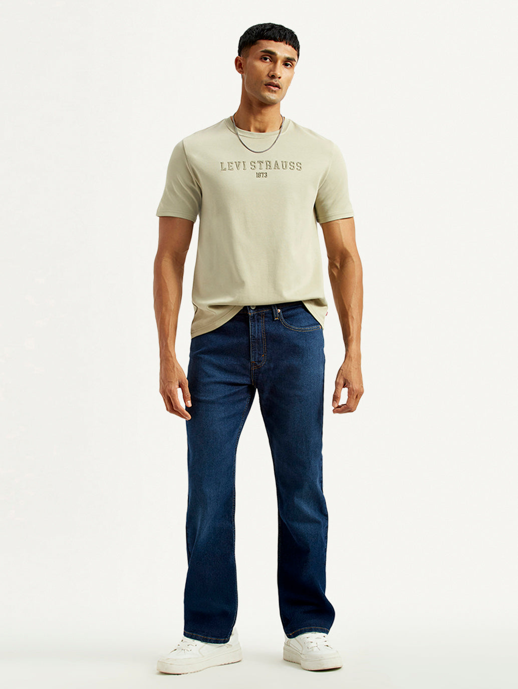 Men's 527 Indigo Slim Bootcut Fit Mid Rise Jeans