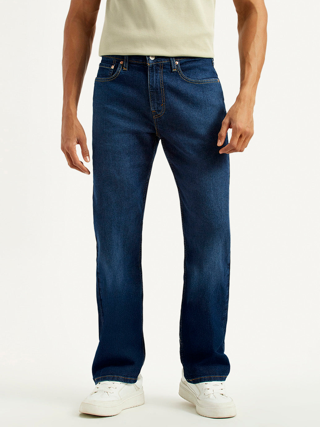Men's 527 Indigo Slim Bootcut Fit Mid Rise Jeans - Front View