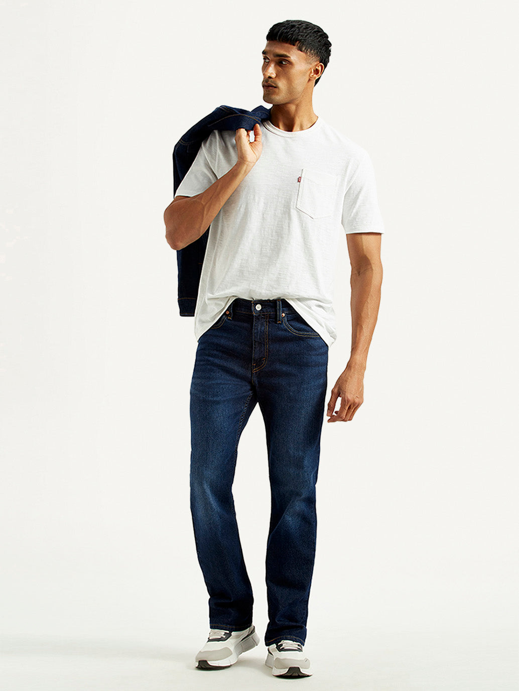 Men's 527 Indigo Slim Bootcut Fit Mid Rise Jeans