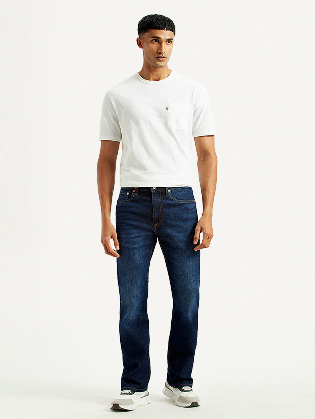 Men's 527 Indigo Slim Bootcut Fit Mid Rise Jeans - Front View