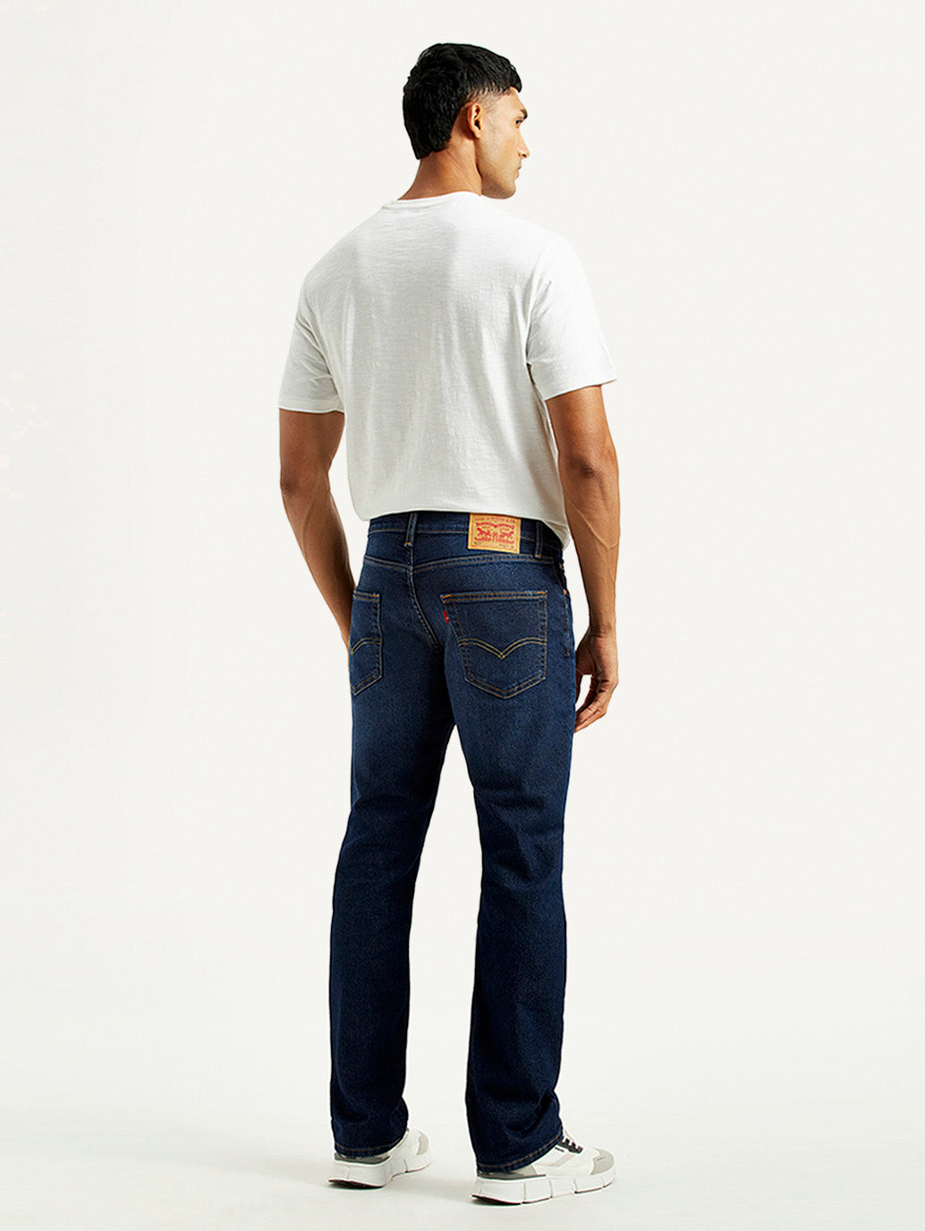 Men's 527 Indigo Slim Bootcut Fit Mid Rise Jeans - Back View