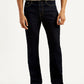 Men's 527 Navy Slim Bootcut Fit Mid Rise Jeans - Front View