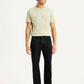 Men's 527 Black Slim Bootcut Fit Mid Rise Jeans - Front View
