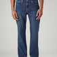 Men's 527 Blue Bootcut Fit Mid Rise Jeans - Front View