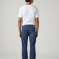 Men's 527 Blue Bootcut Fit Mid Rise Jeans - Back View
