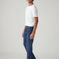 Men's 527 Blue Bootcut Fit Mid Rise Jeans - Side View