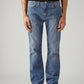 Men's 527 Blue Bootcut Fit Mid Rise Jeans - Front View
