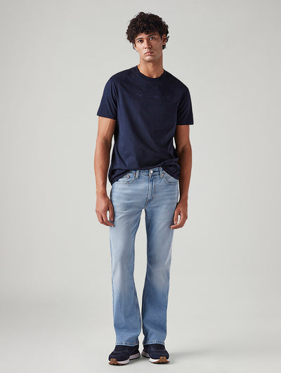 levi's Men's 527 Light Blue Bootcut Fit Mid Rise Jeans-picture-42