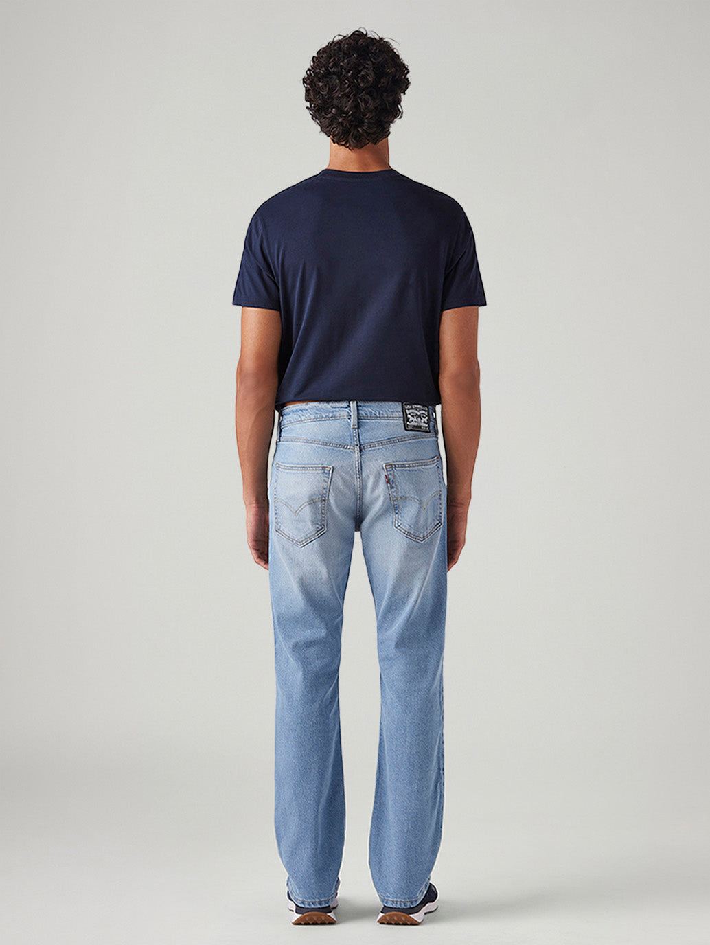 Men's 527 Light Blue Bootcut Fit Mid Rise Jeans - Back View