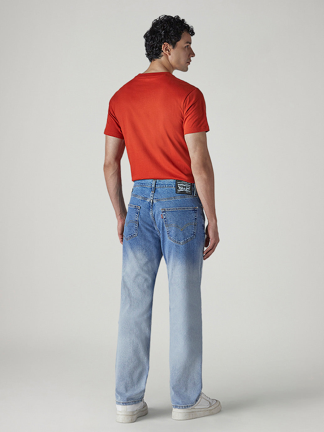 Men's 527 Light Indigo Bootcut Fit Mid Rise Jeans - Back View