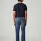Men's 527 Blue Bootcut Fit Mid Rise Jeans - Back View