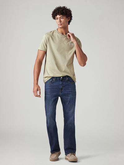 levi's Men's 527 Dark Indigo Bootcut Fit Mid Rise Jeans-picture-20