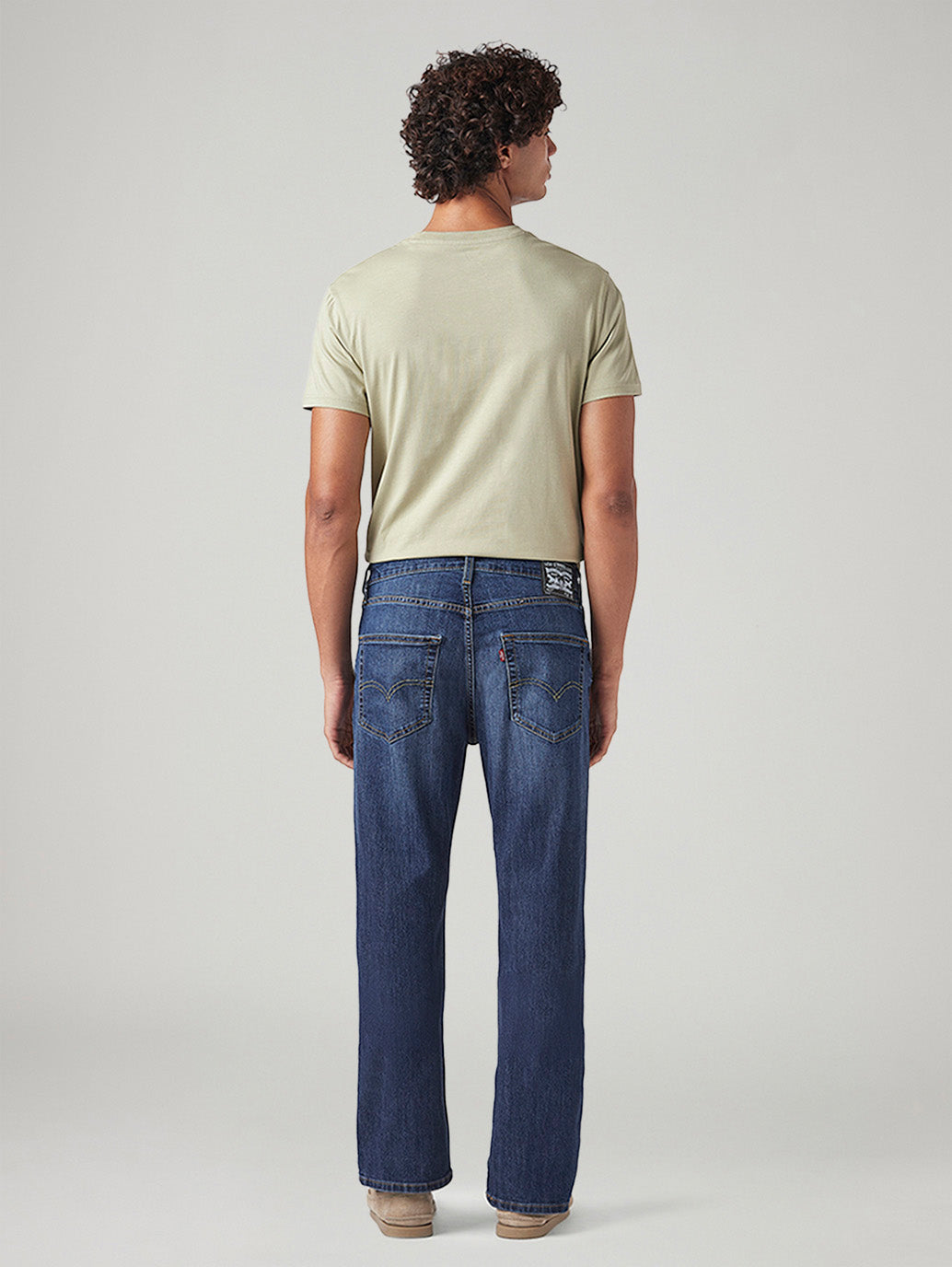 Men's 527 Dark Indigo Bootcut Fit Mid Rise Jeans - Back View