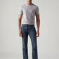 Men's 527 Blue Bootcut Fit Mid Rise Jeans - Front View