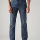 Men's 527 Blue Bootcut Fit Mid Rise Jeans - Front View