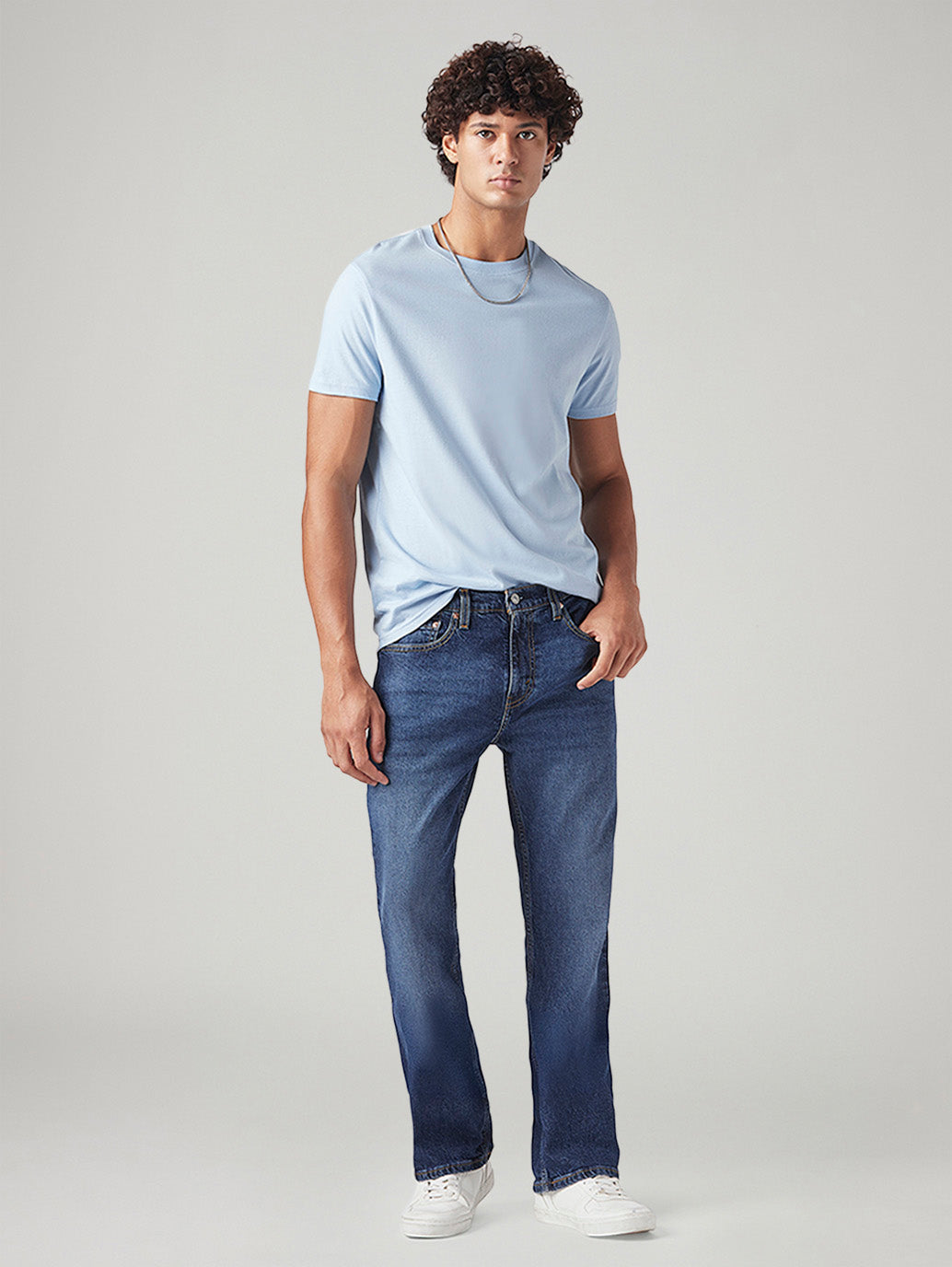 Men's 527 Dark Indigo Bootcut Fit Mid Rise Jeans