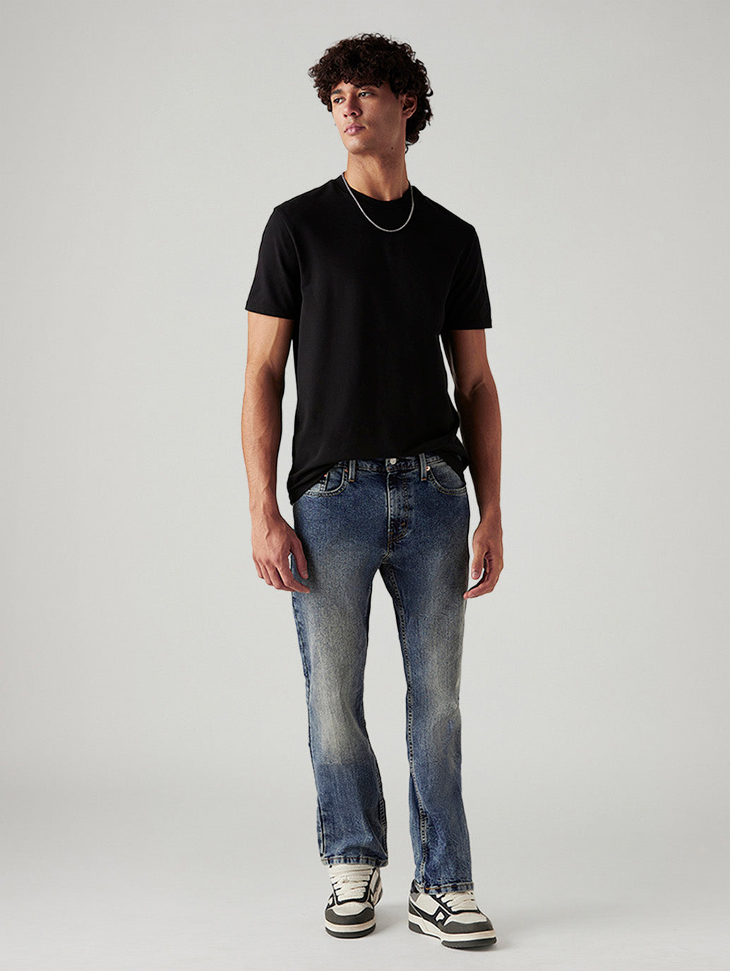 Men's Tinted 527 Med Indigo Bootcut Mid Rise Jeans